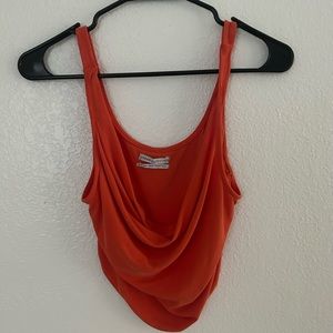 Urban Outfitters orange scoop neck tank